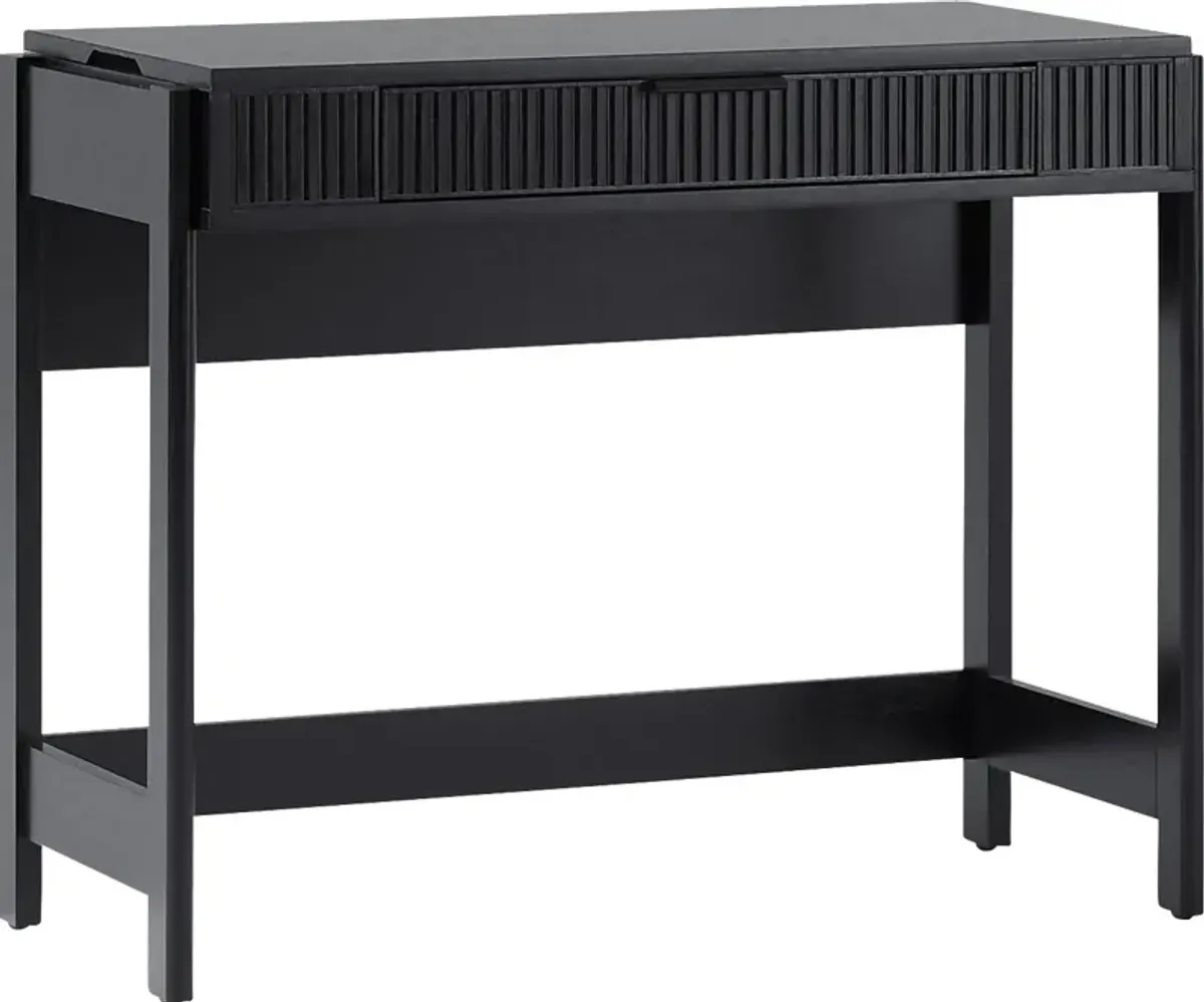 Bedfordshire Black Lift-top Desk