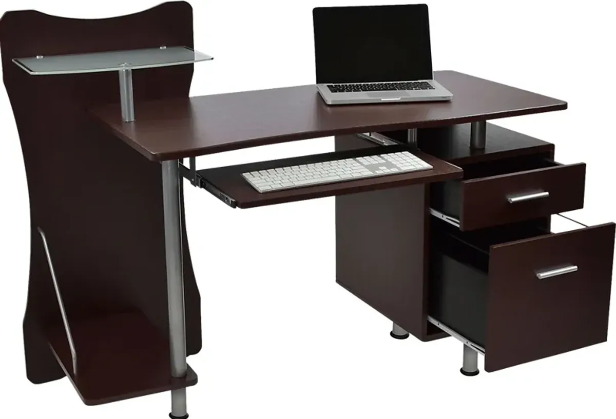 Elshai Brown Desk