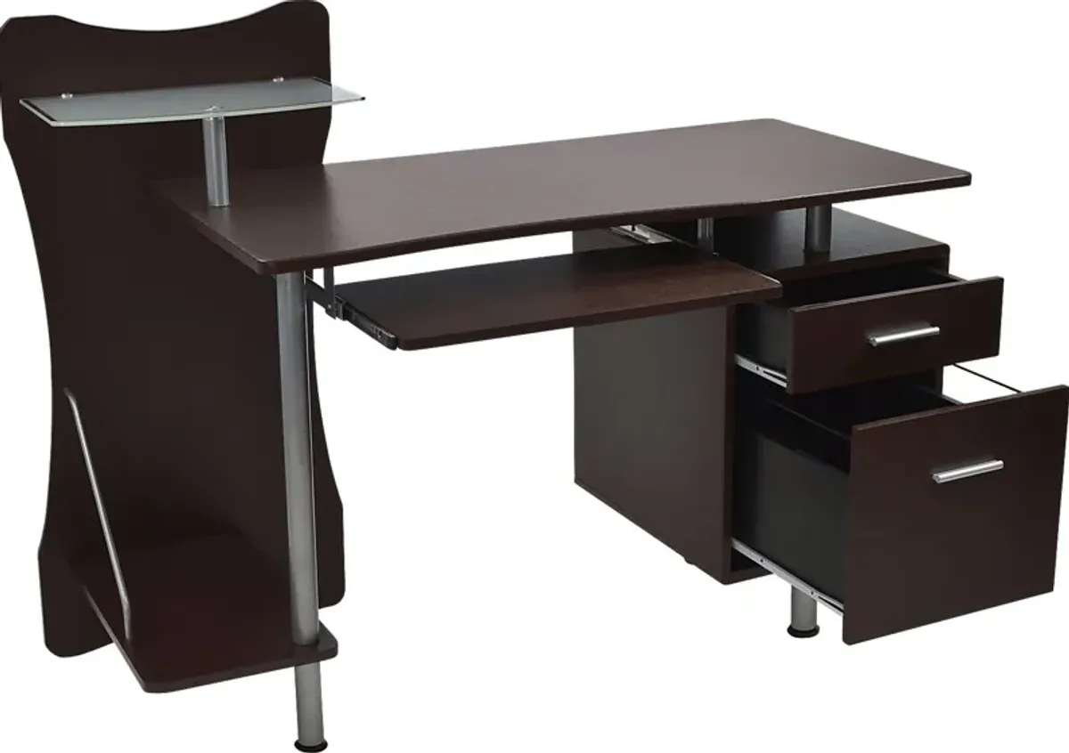 Elshai Brown Desk