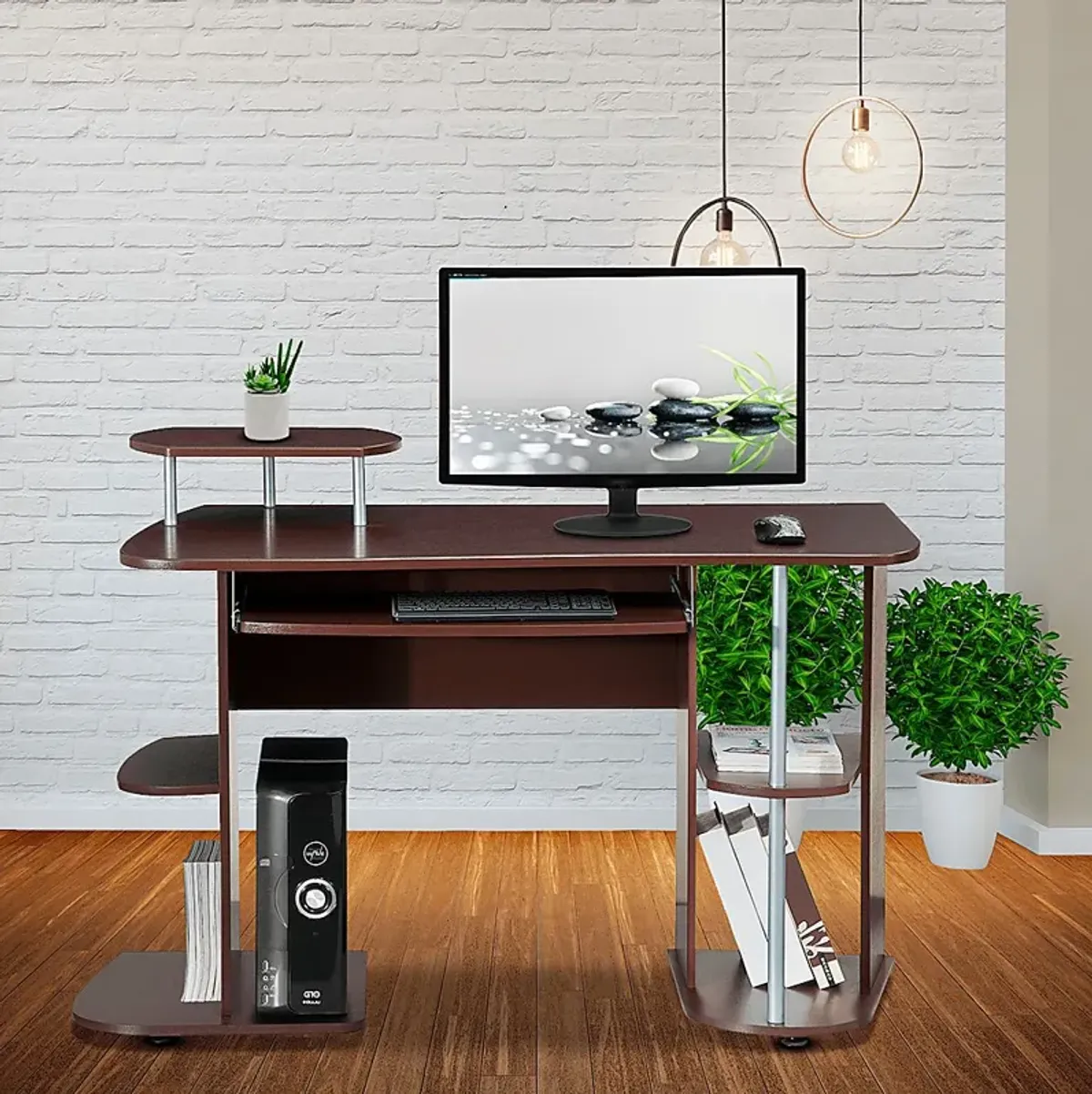 Kyuro Brown Desk