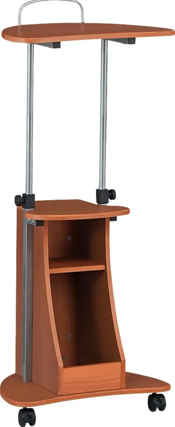 Etrea Brown Laptop Cart