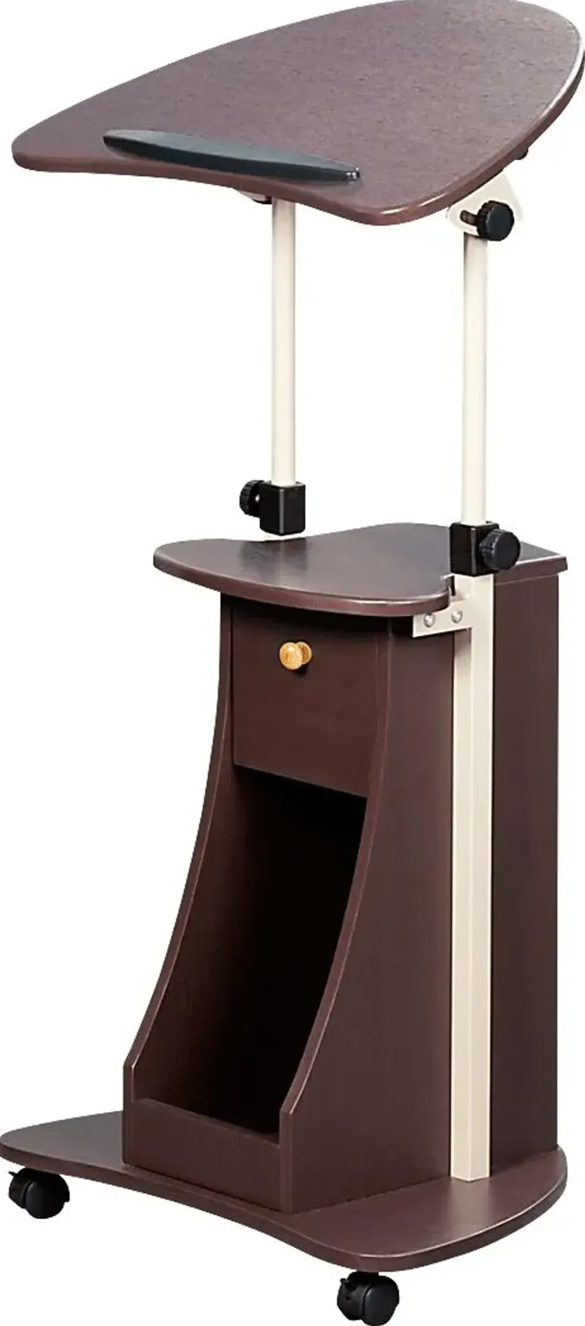 Liotre Brown Laptop Cart