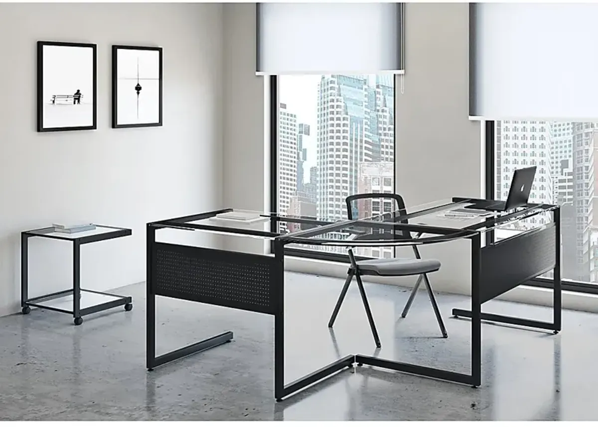 Wencel Black Desk