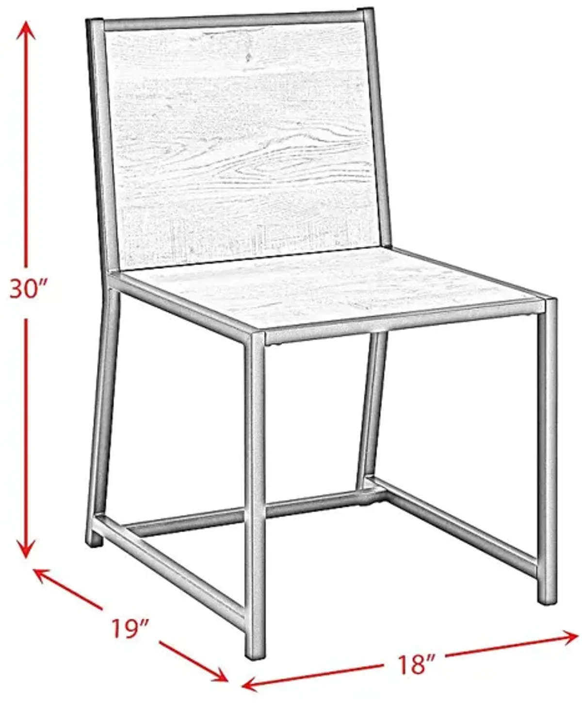 Oseye Gray Desk and Chair Set