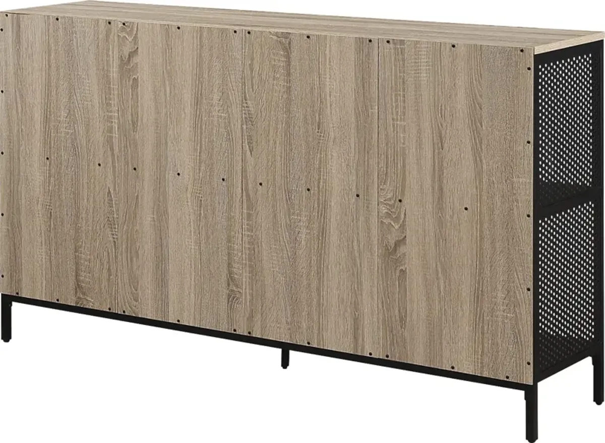 Ysaac Brown Storage Bookcase