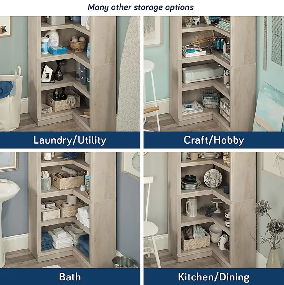 Cliffbit Gray Bookcase