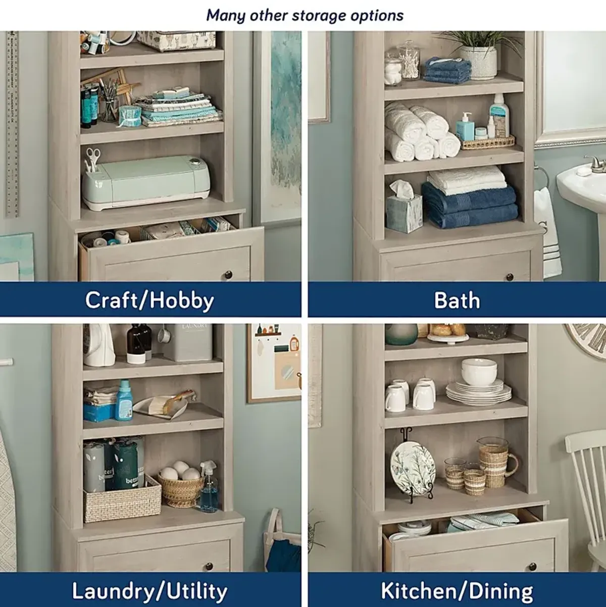 Mazehut Gray Bookcase