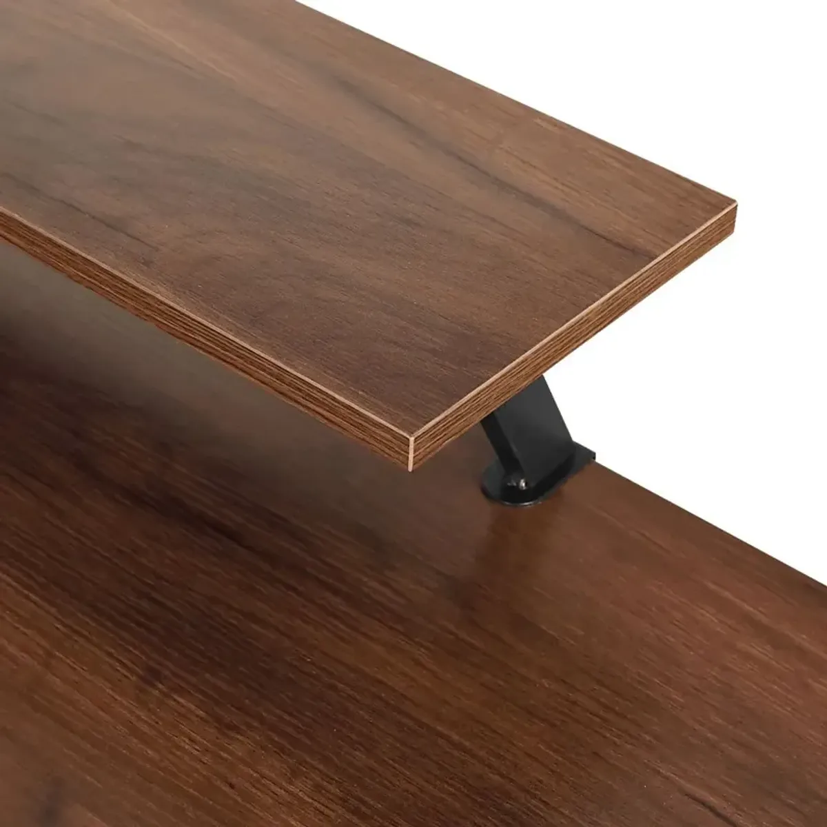 Kinigar Walnut Storage Desk