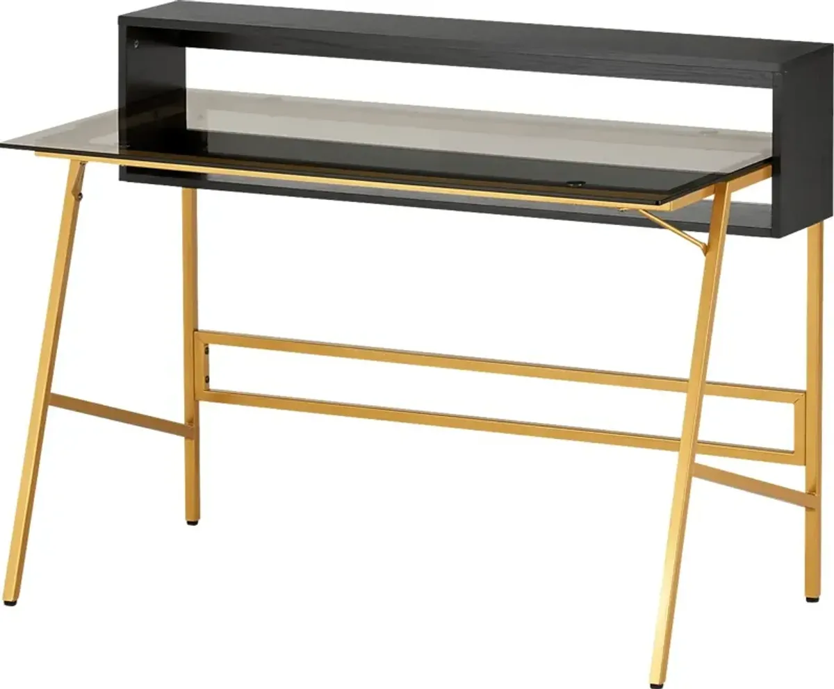 Pacmiota Gold Writing Desk