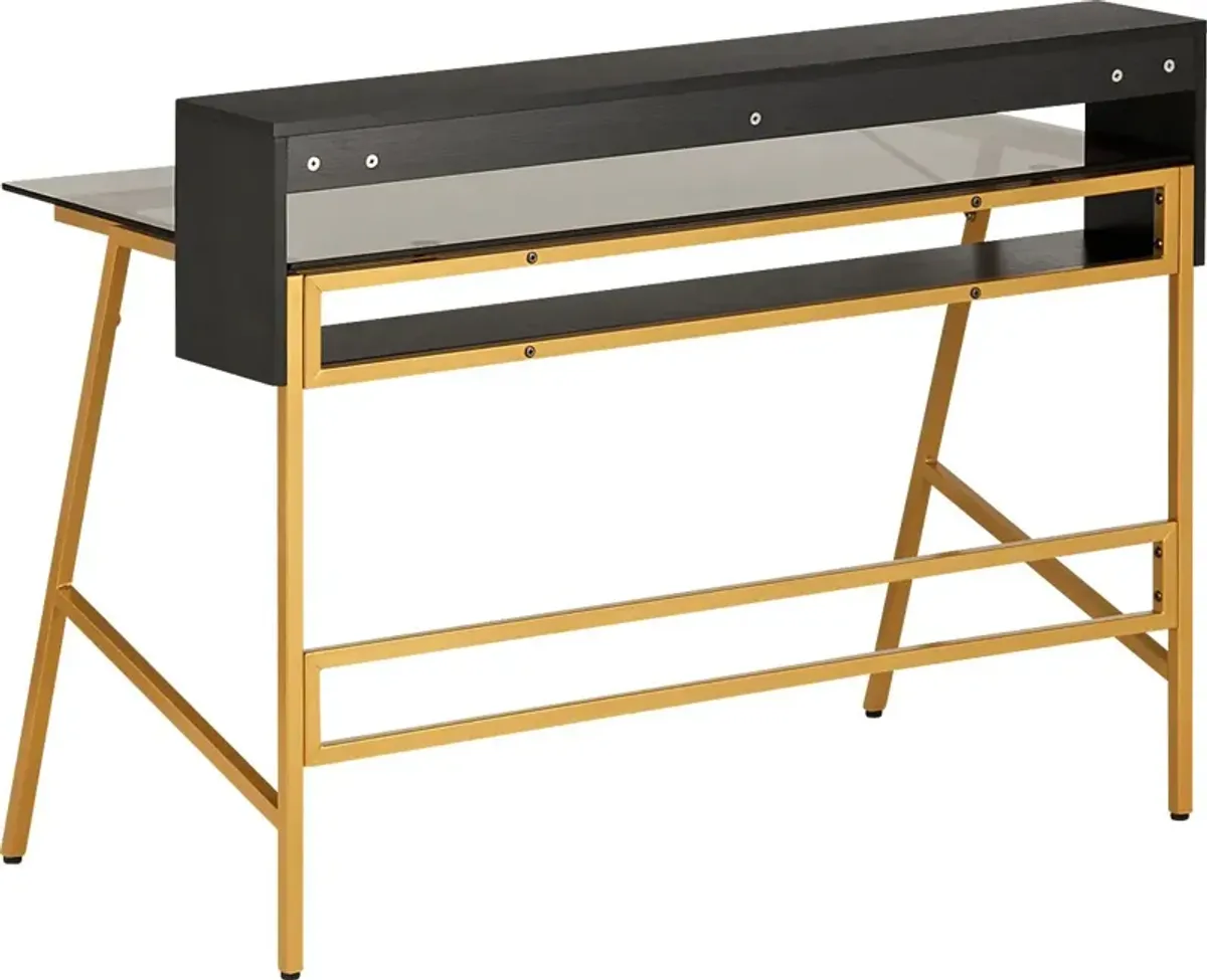 Pacmiota Gold Writing Desk