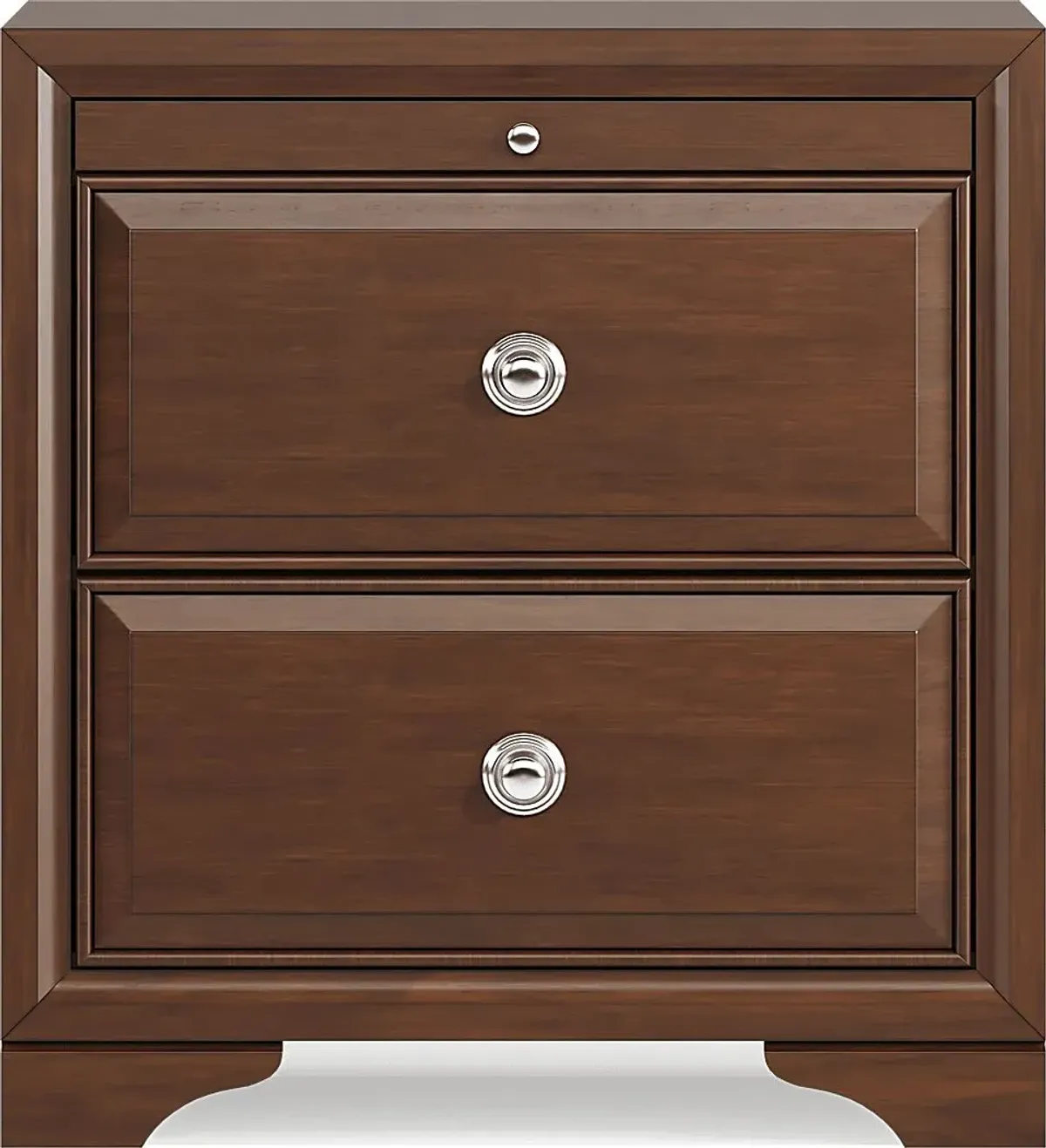 Belcourt Brown Cherry 7 Pc Queen Panel Bedroom