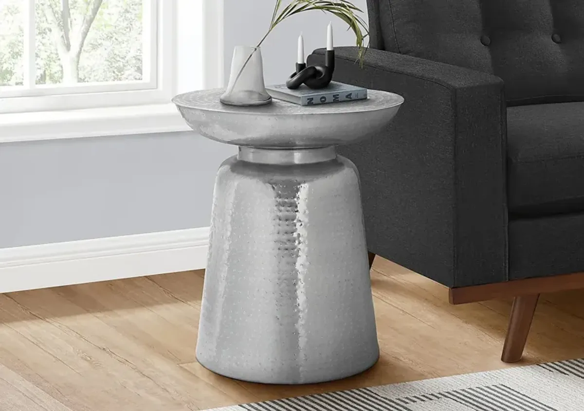 Woodbrier Chrome Accent Table