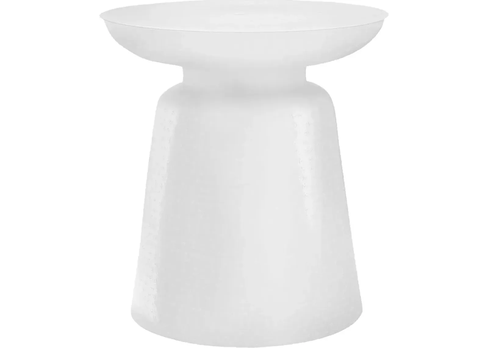 Woodbrier White Accent Table