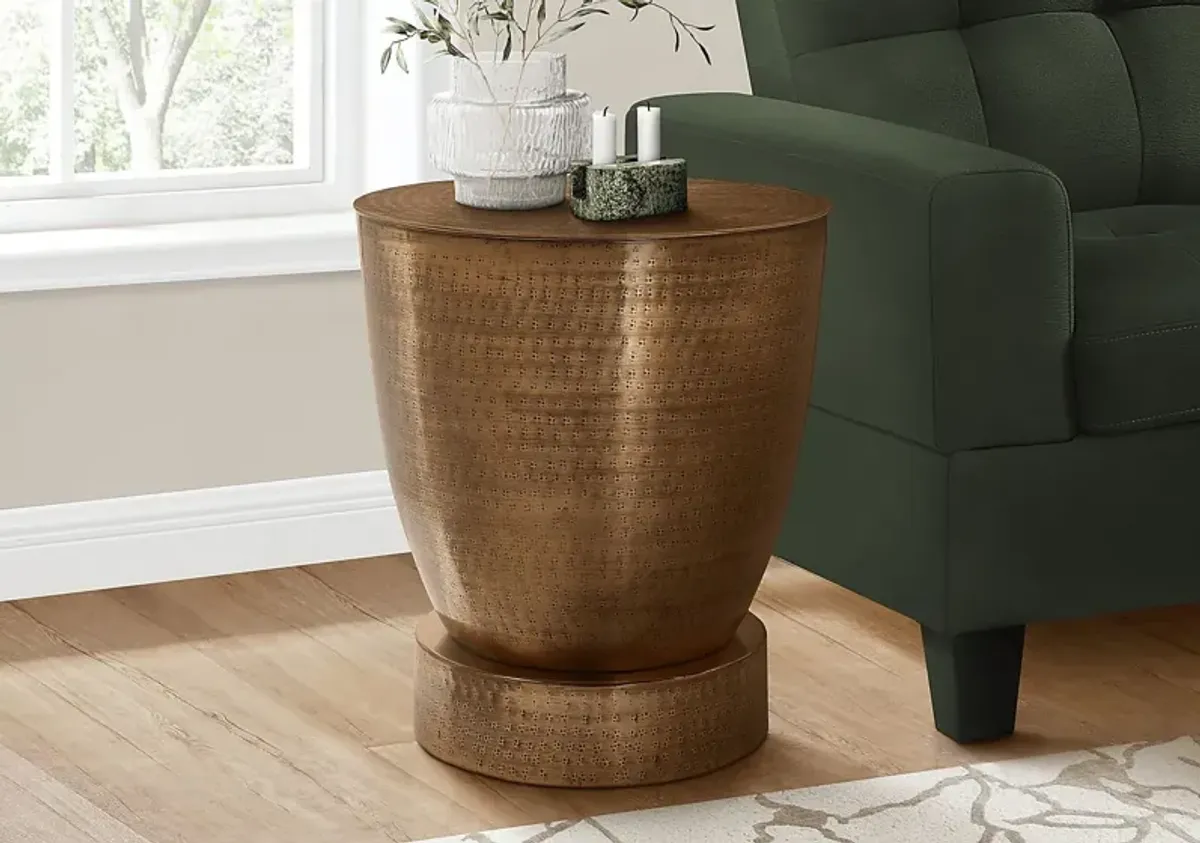 Wilclay Copper Accent Table