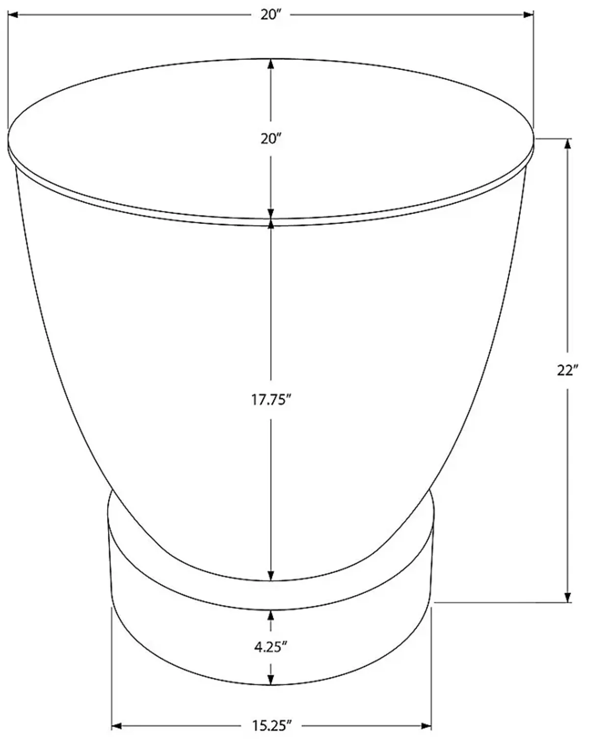 Wilclay White Accent Table