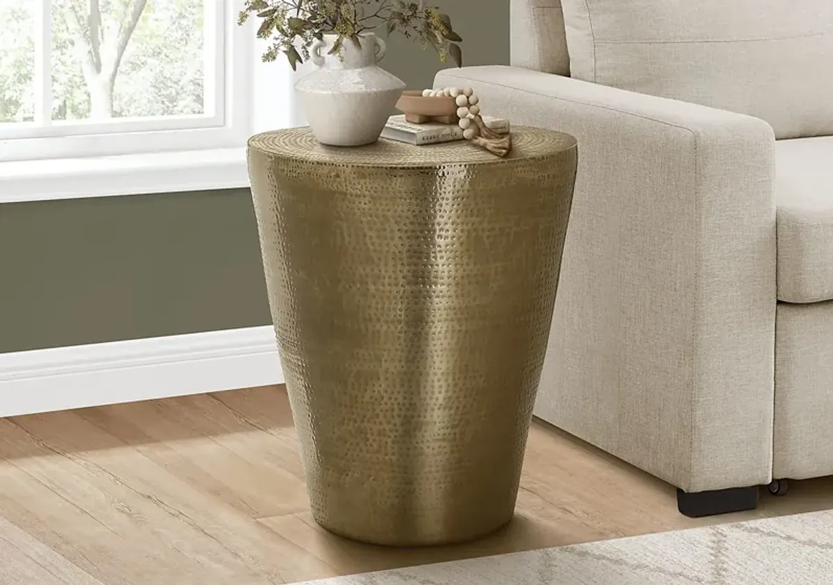 Wesleyville Gold Accent Table