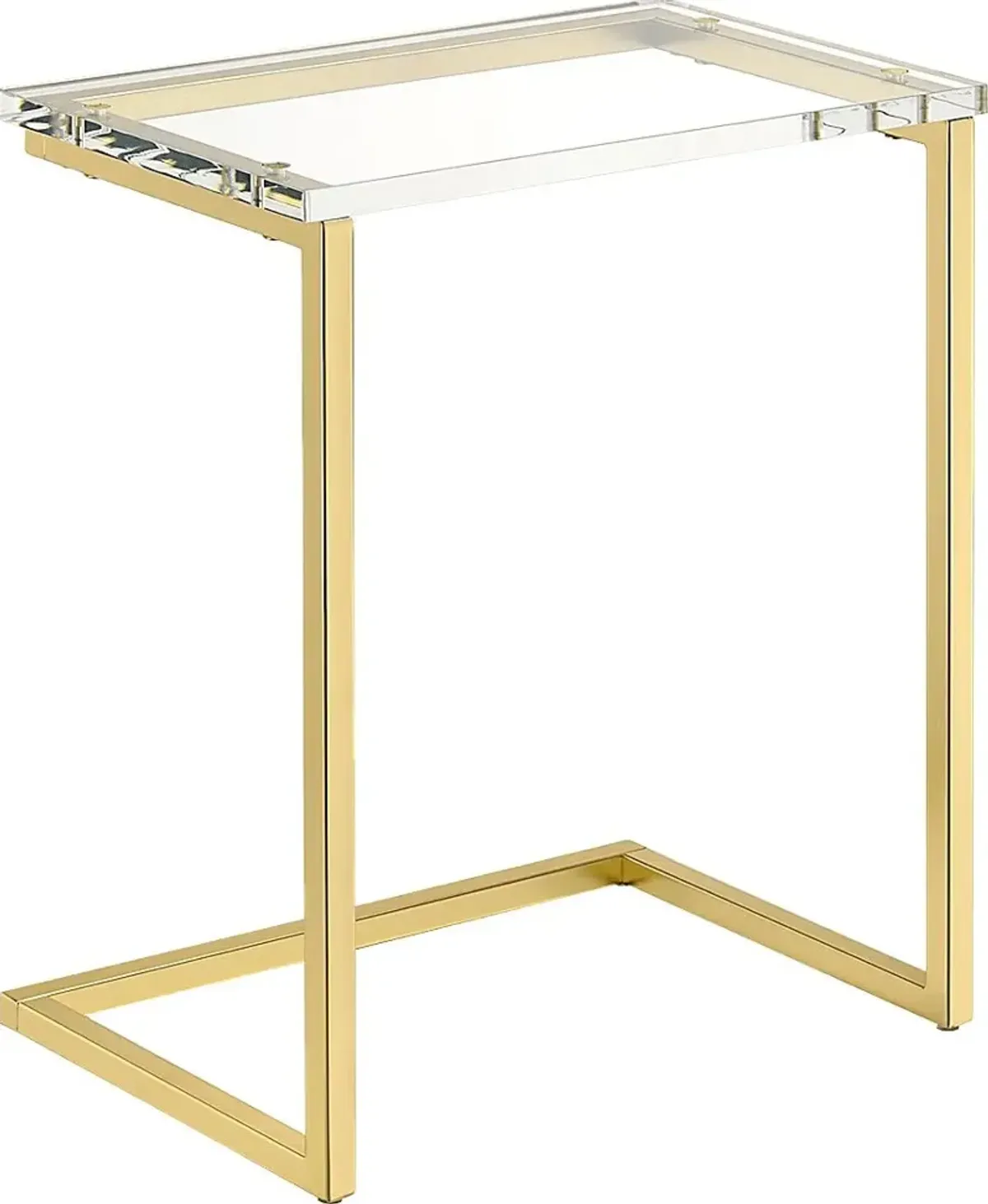 Carolann Clear Accent Table