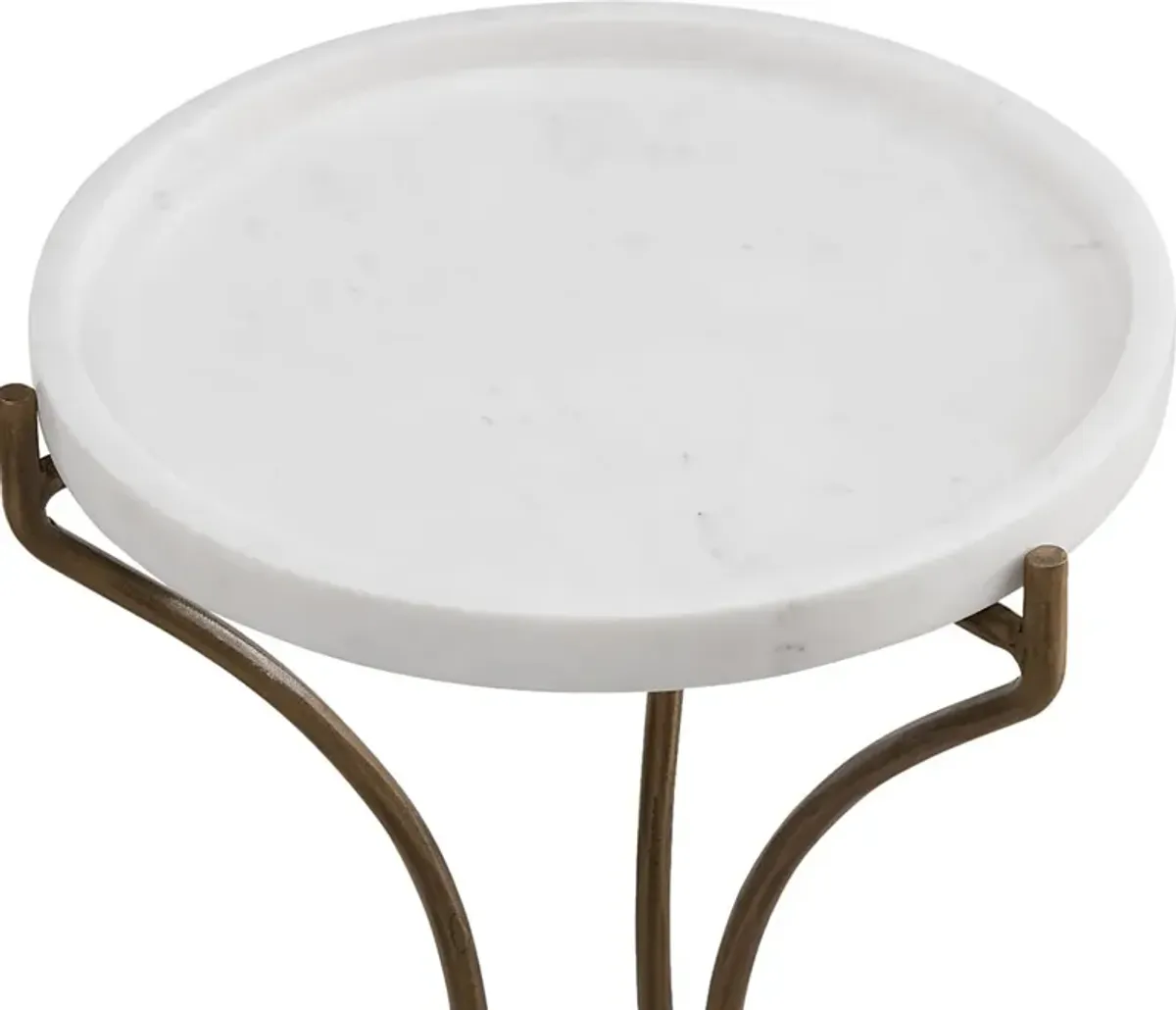 Molalla White Accent Table