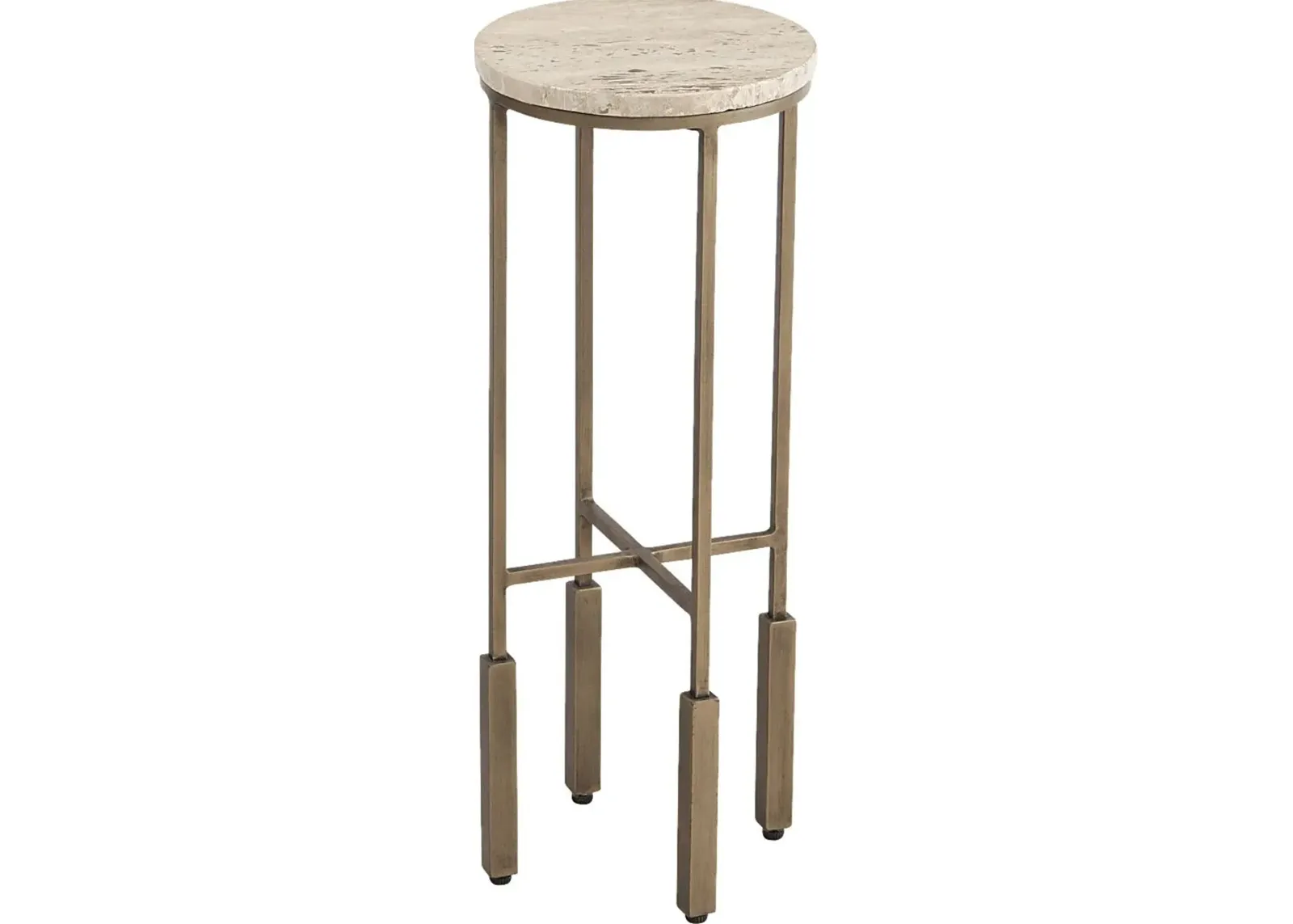 Preschern Brass Accent Table