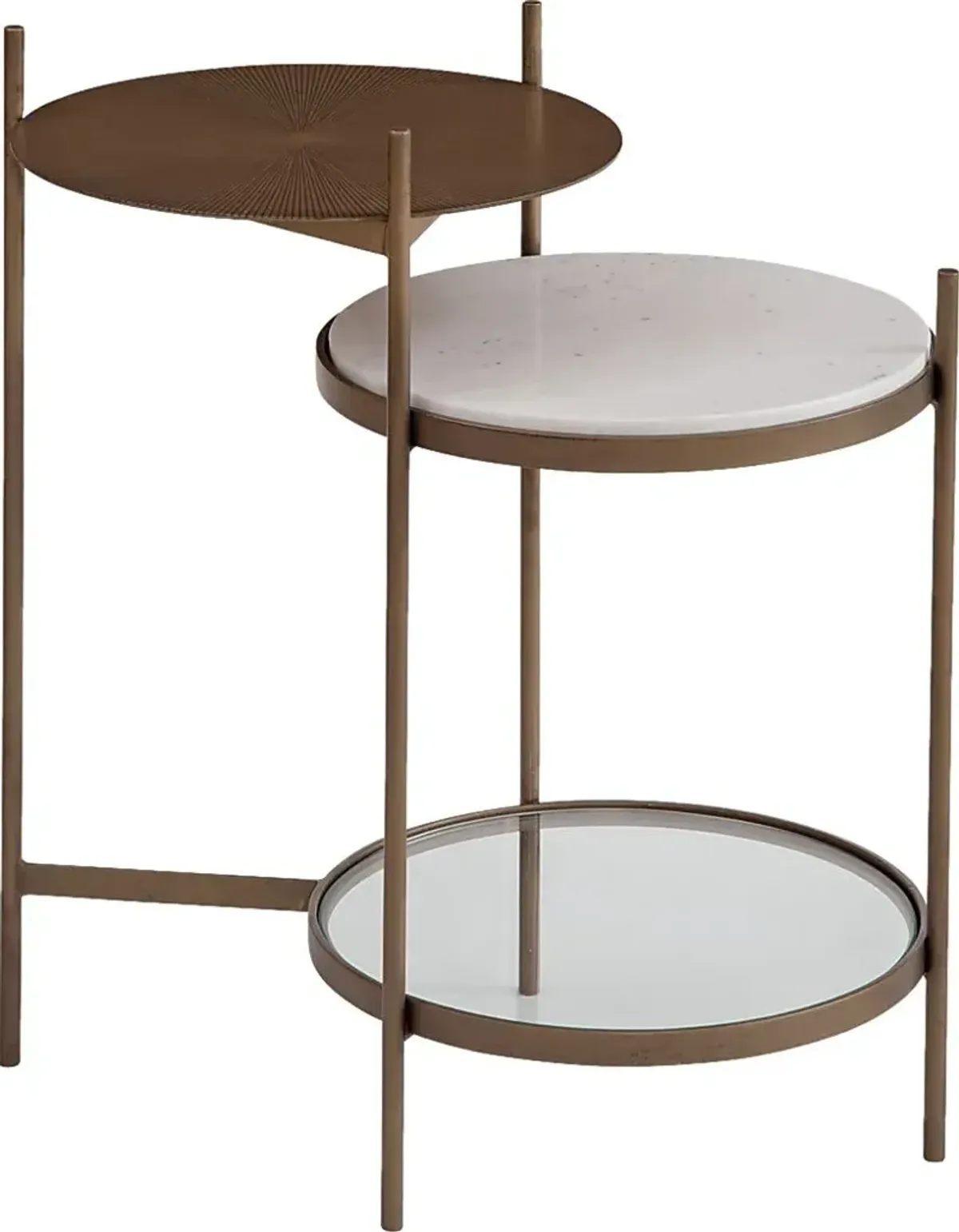 Santiam Gold Accent Table