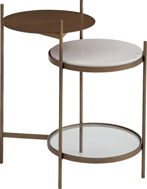 Santiam Gold Accent Table