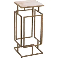 Shakemill Brass Accent Table