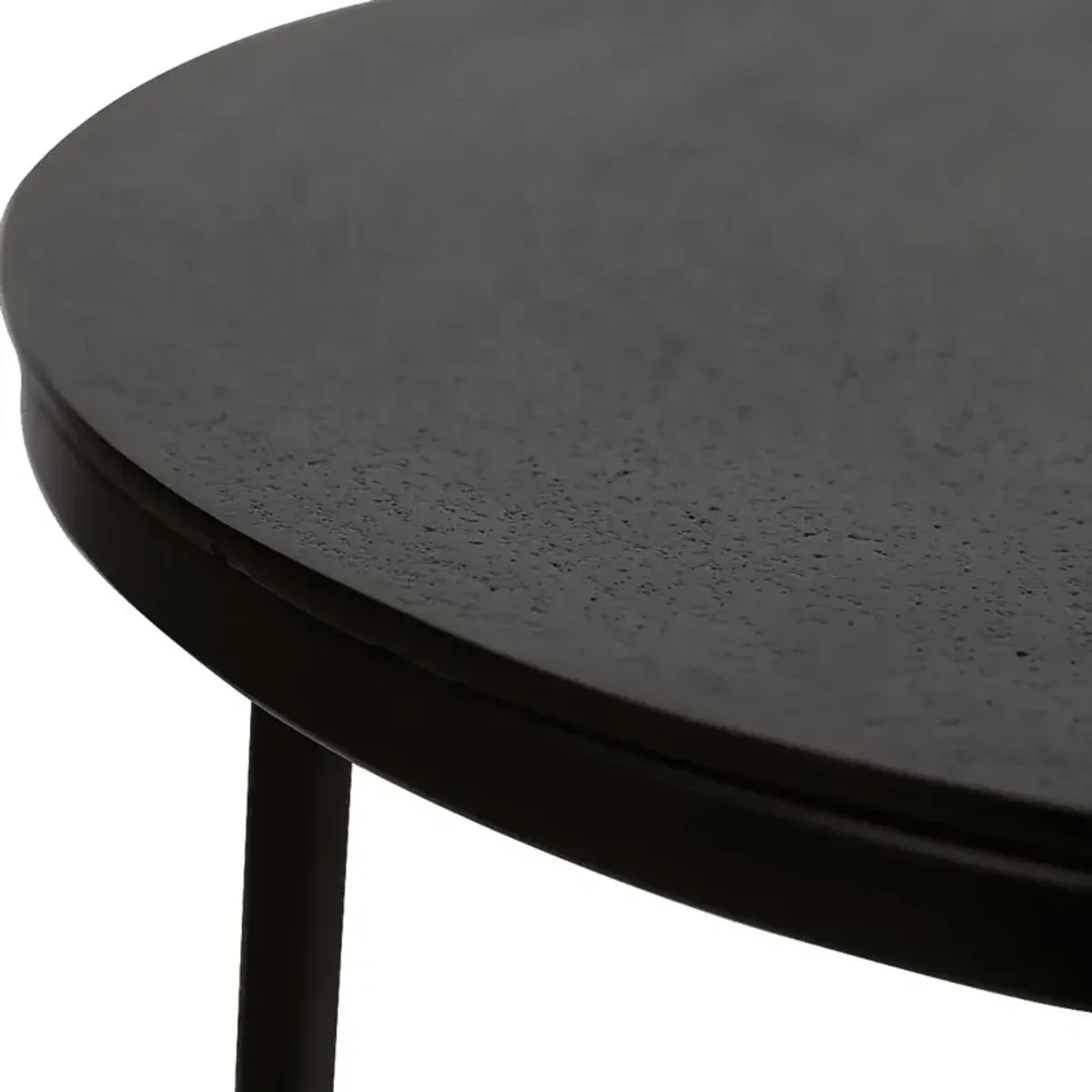 Navika Black Accent Table