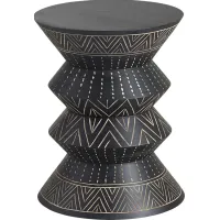 Marquesas Black Accent Table