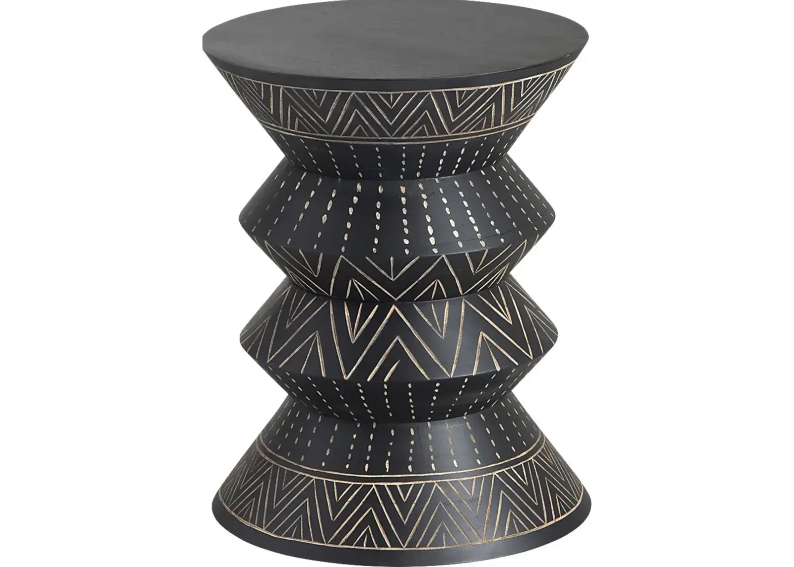 Marquesas Black Accent Table