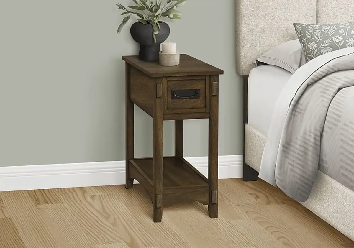 Yonview Walnut Accent Table