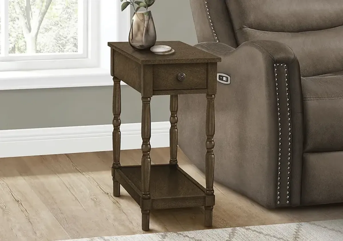 Wilrob Espresso Accent Table