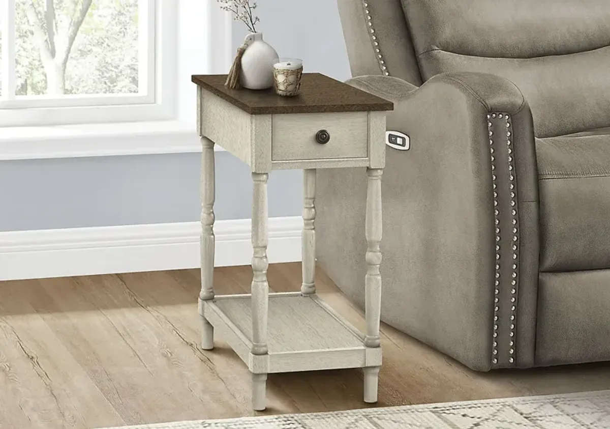 Wilrob White Accent Table