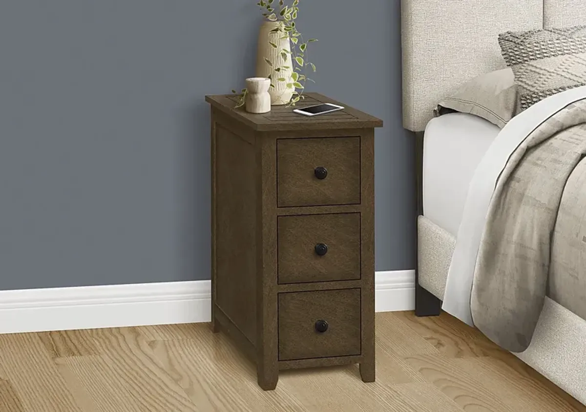 Willaura Espresso Accent Table