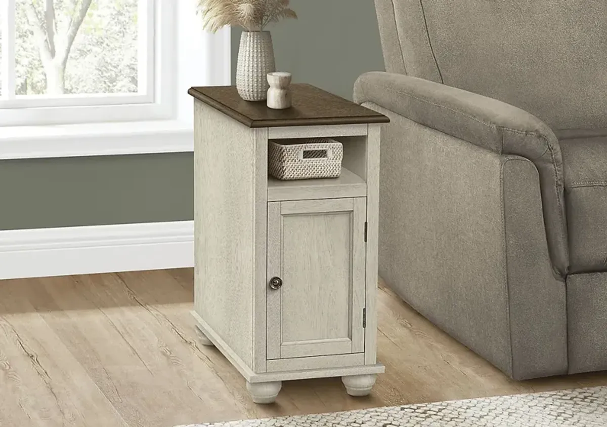 Whittondale White Accent Table