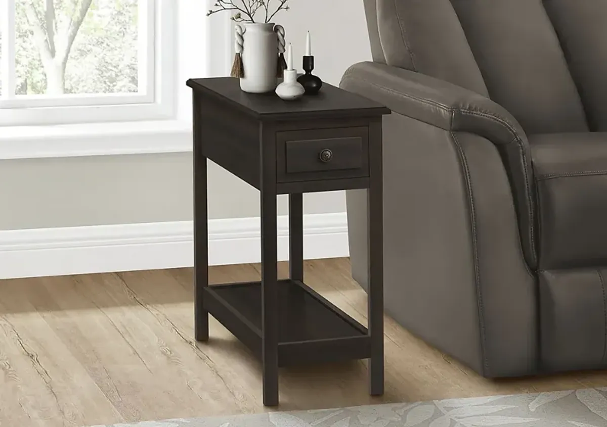 Umberland Walnut Accent Table