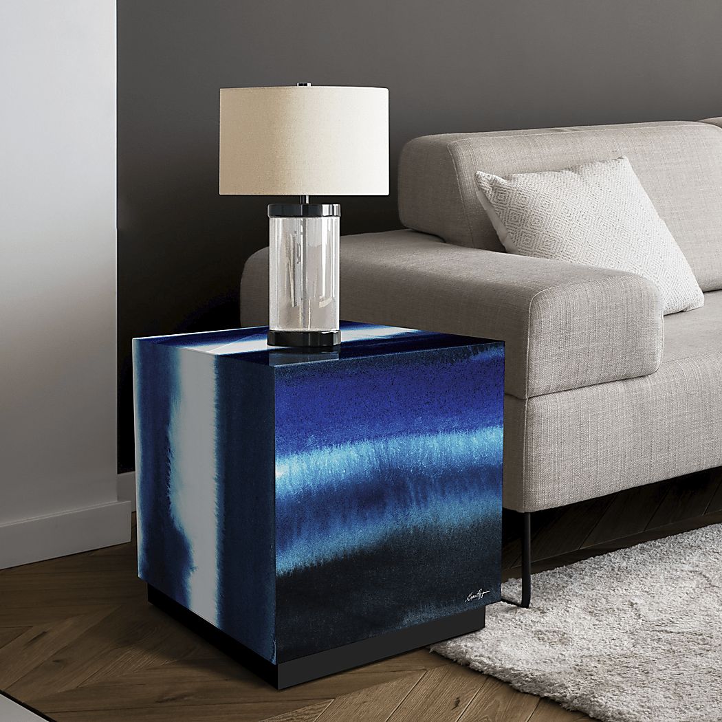 Chivira Blue Accent Table