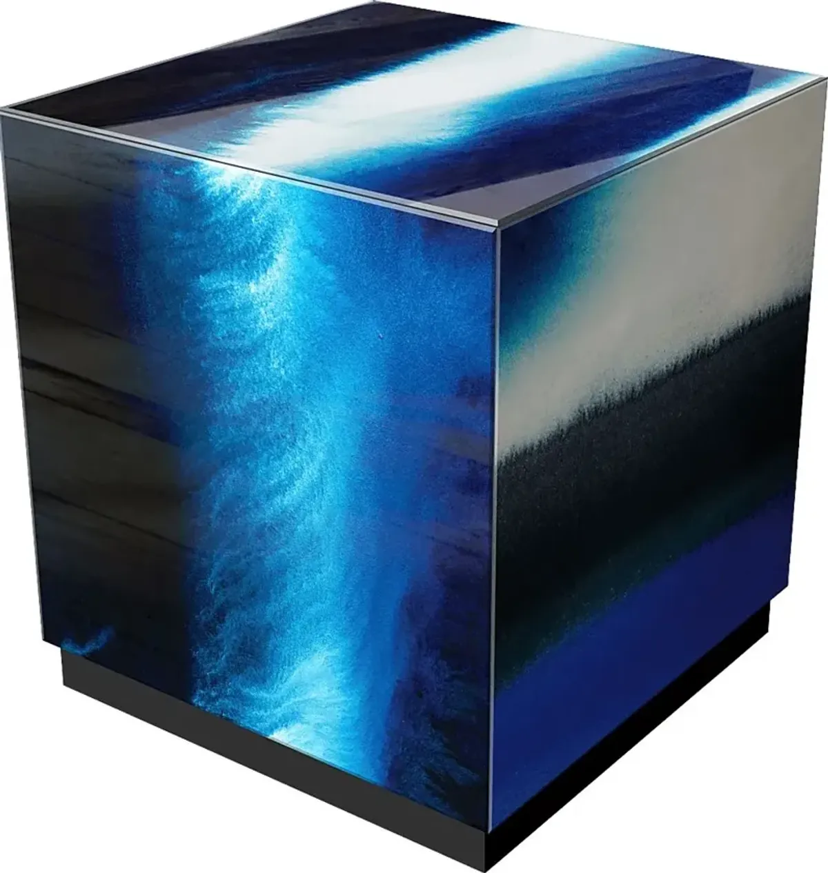 Chivira Blue Accent Table