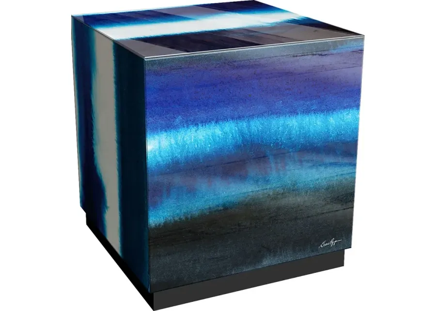 Chivira Blue Accent Table