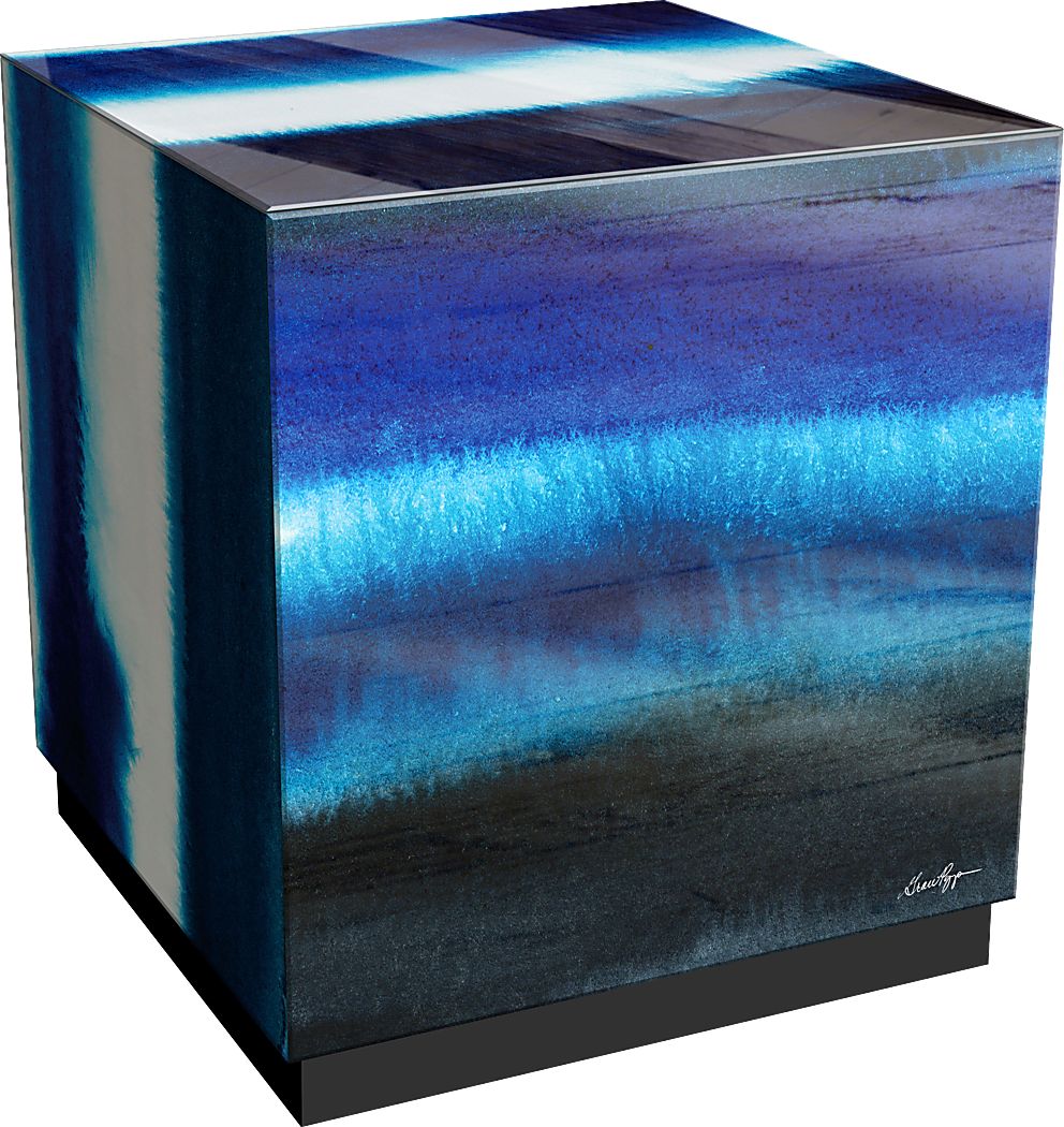 Chivira Blue Accent Table