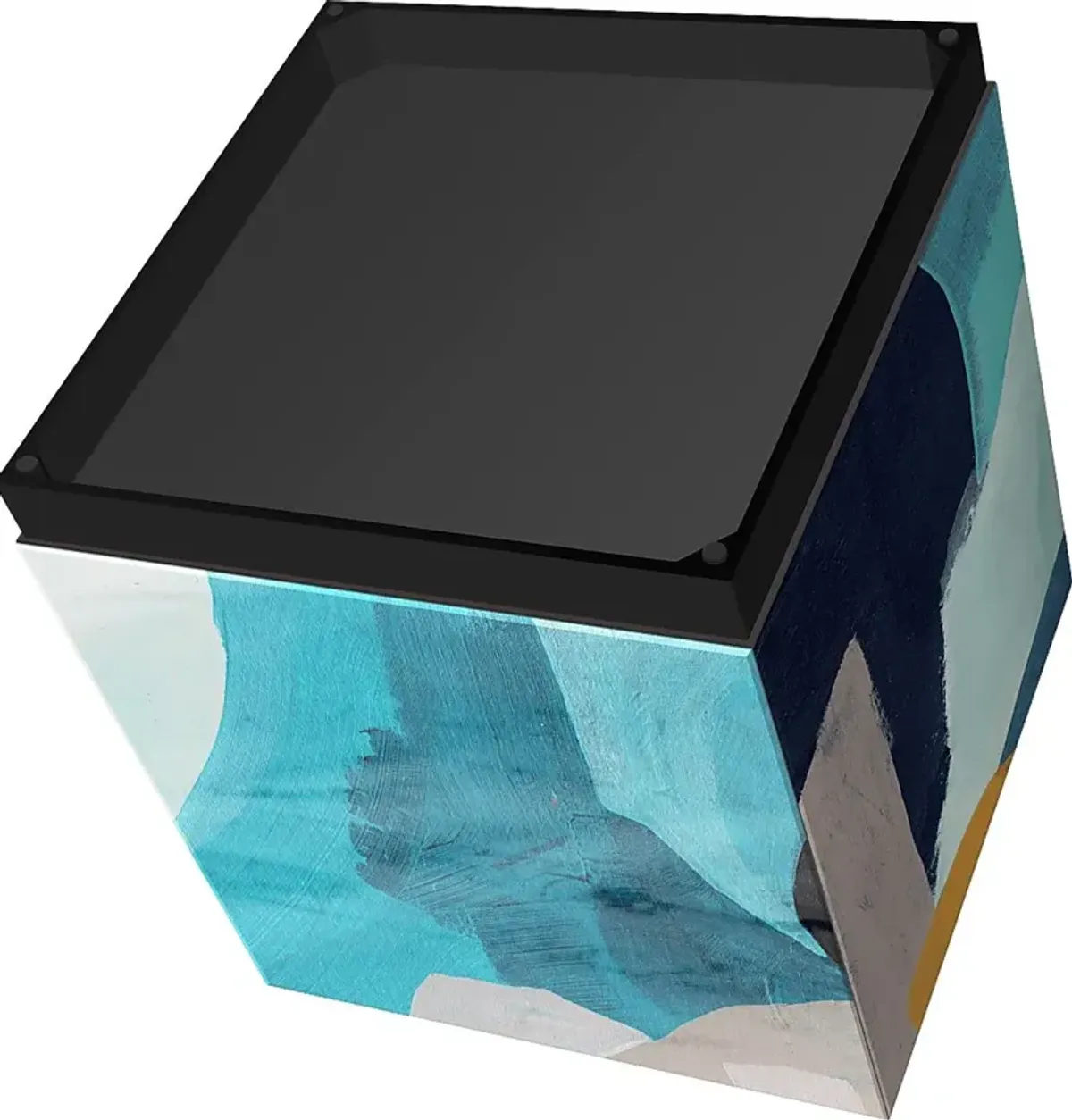 Durazno Blue Accent Table