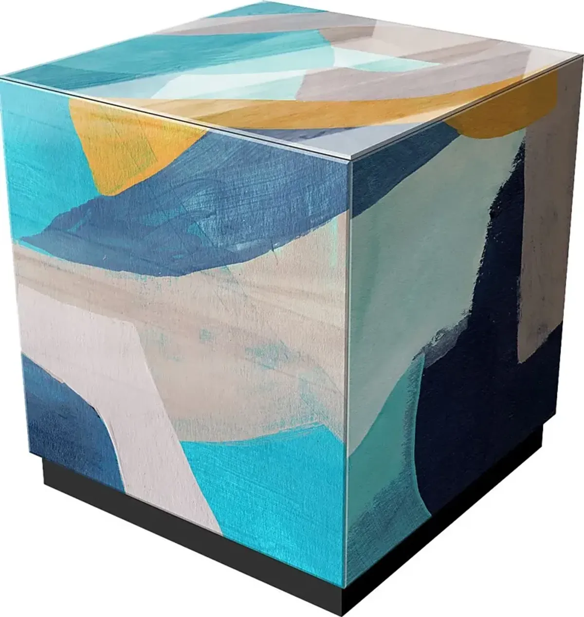 Durazno Blue Accent Table