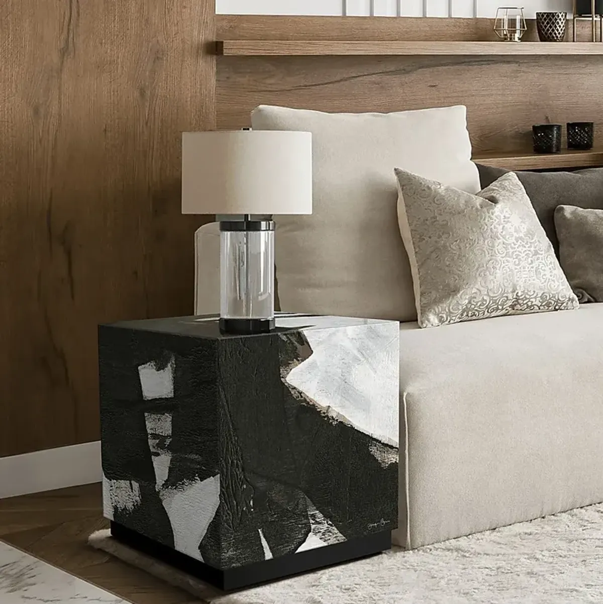 Montelargo Black Accent Table