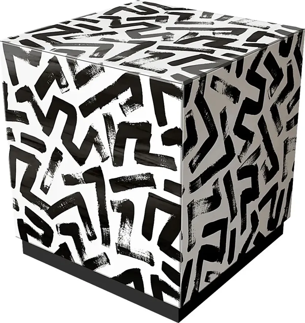 Reneta Black Accent Table