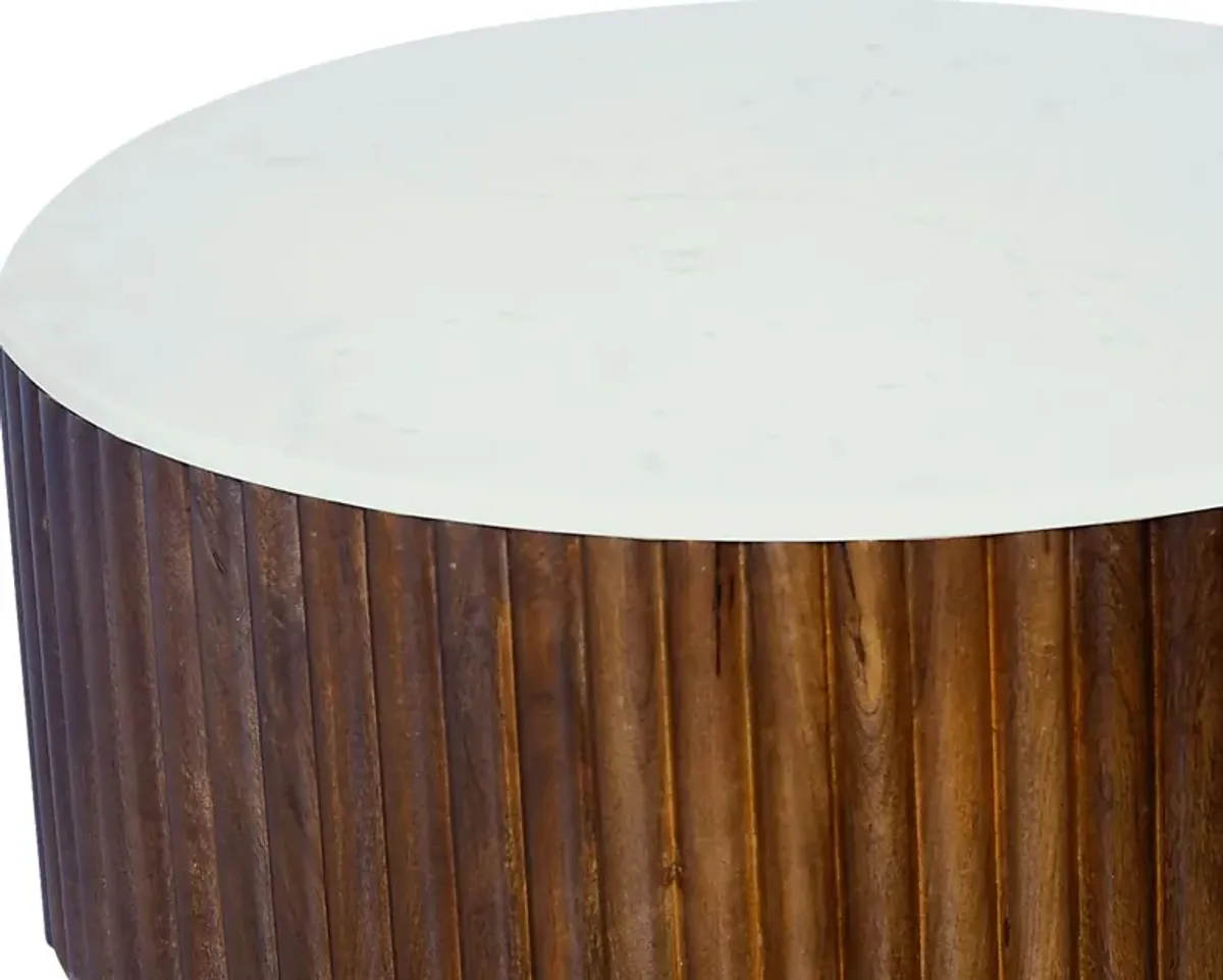 Cinron Brown Accent Table