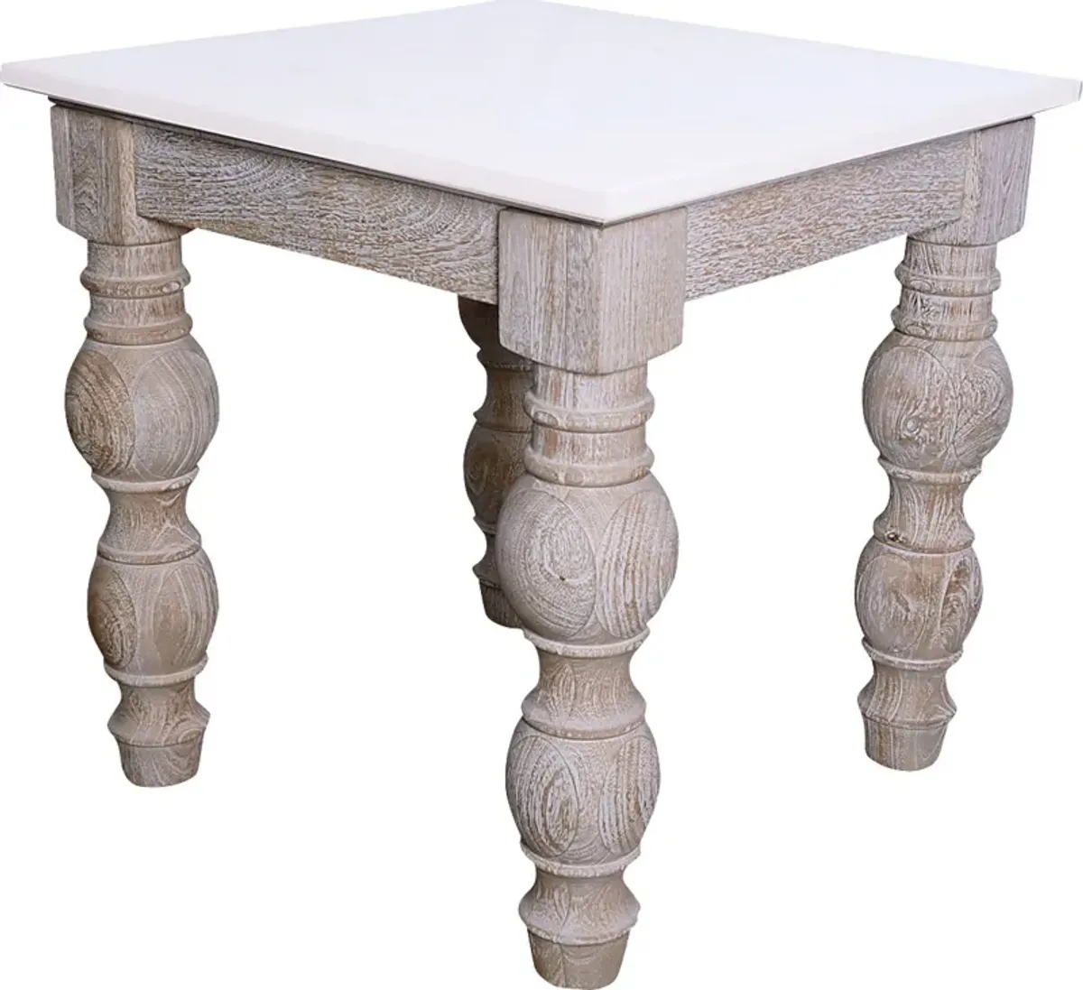 Tersari White Accent Table