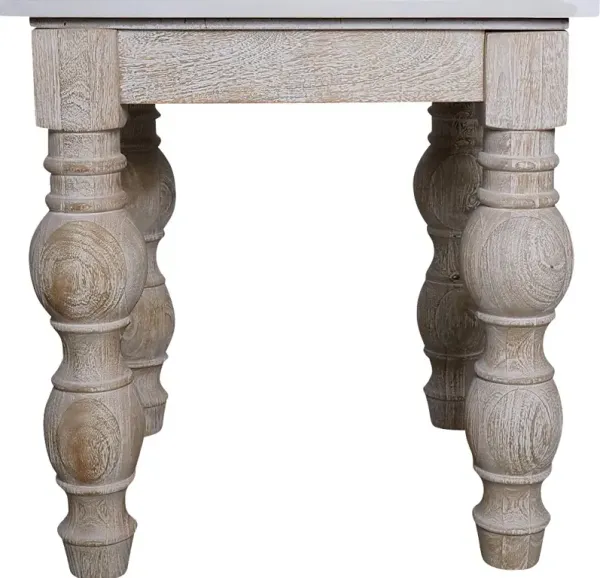 Tersari White Accent Table