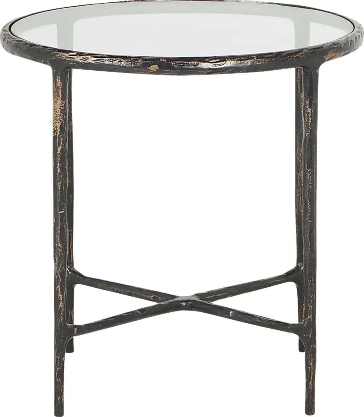 Nesilia I Black Accent Table