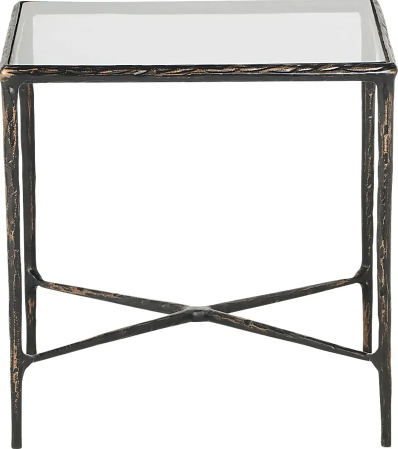 Abeia I Black Accent Table