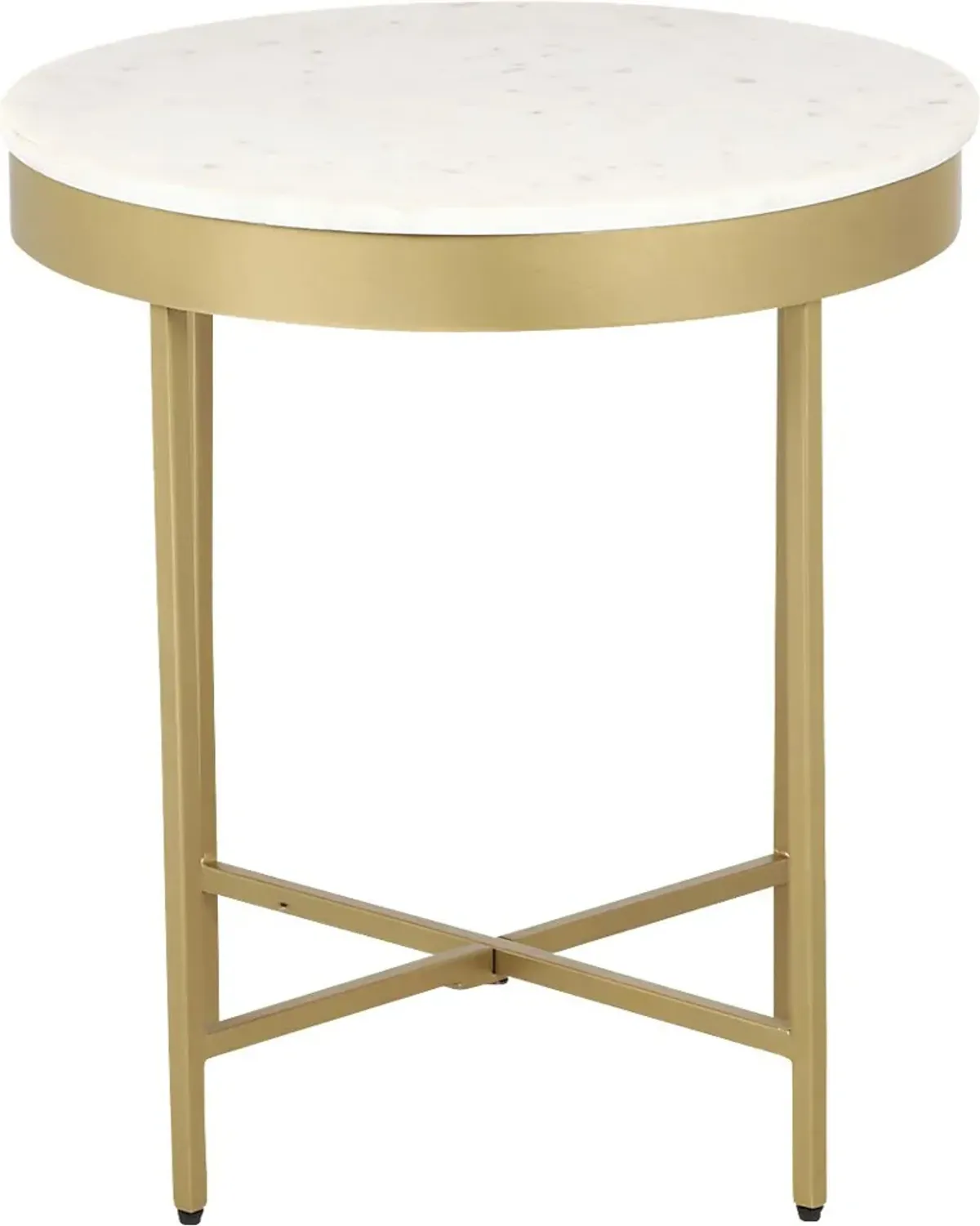 Amete II Gold Accent Table