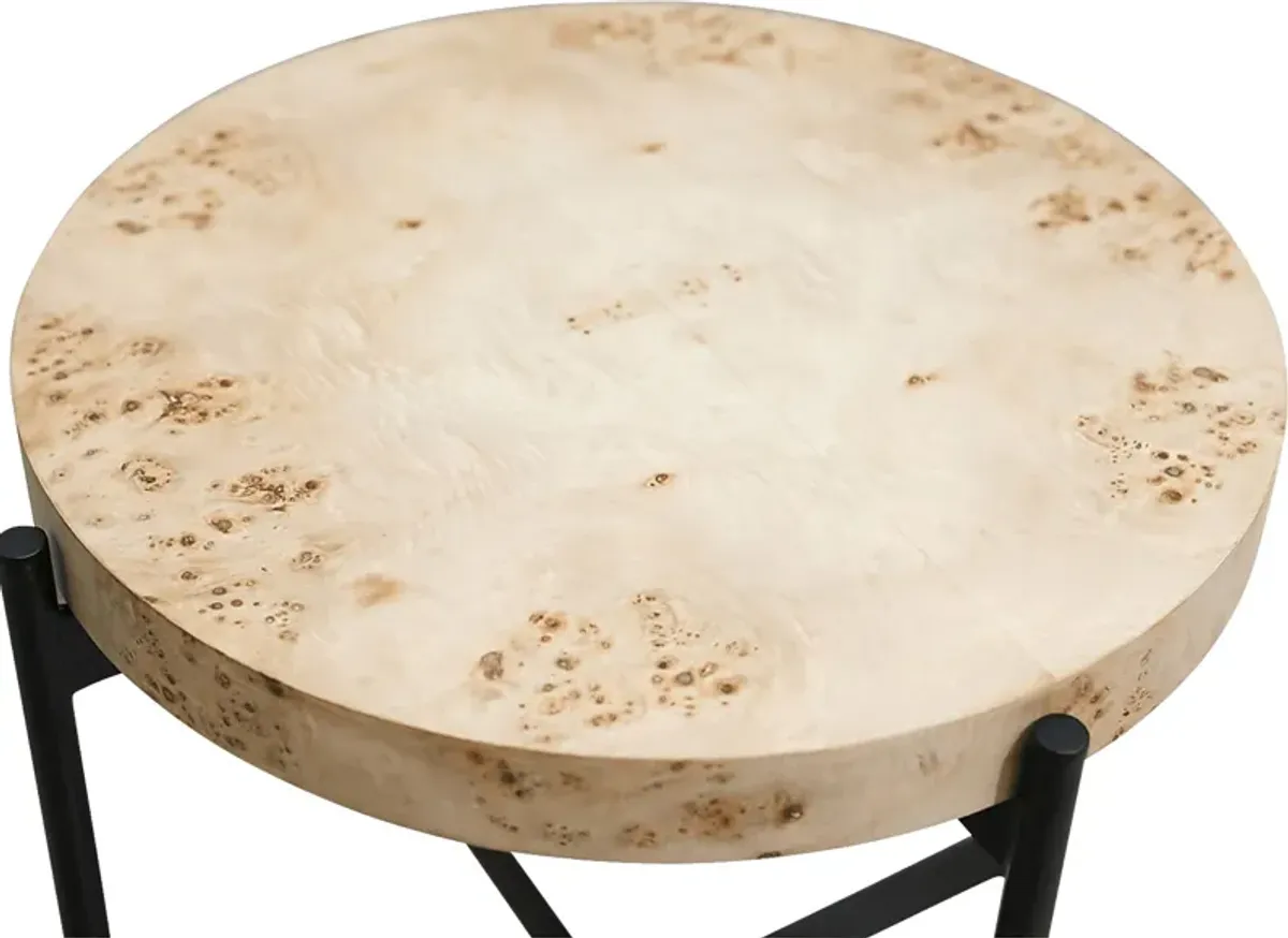 Poreile Natural Accent Table